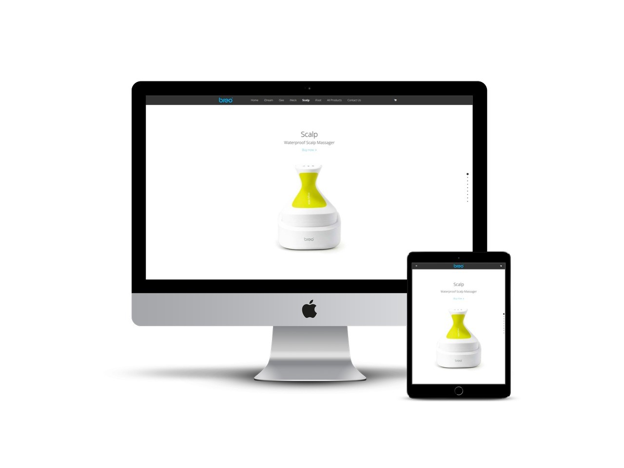 breo featured product responsive mockup