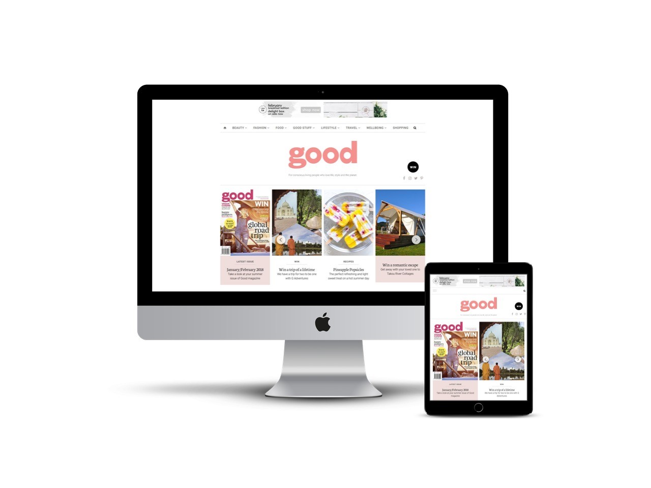 good homepage responsive