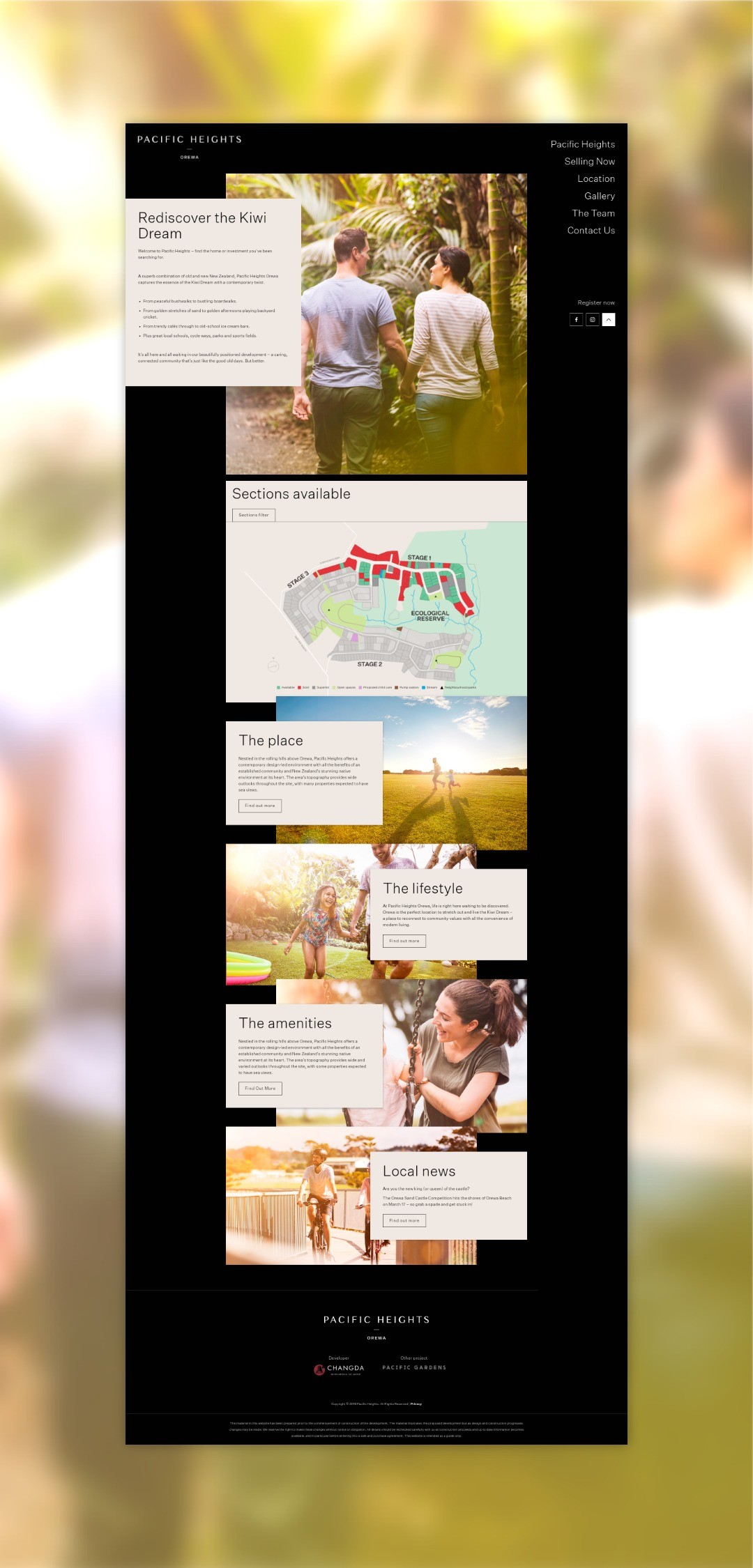 ph homepage mockup